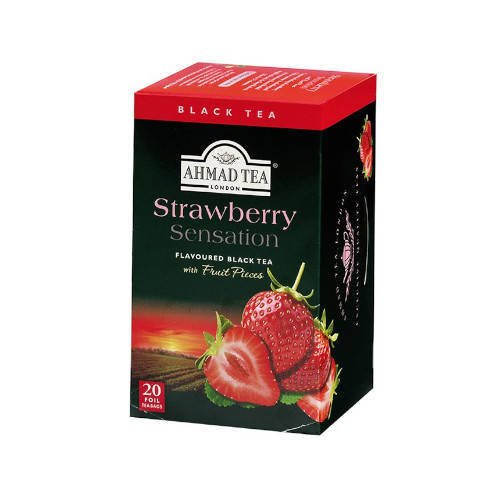 Ahmad Strawberry czarna herbata z truskawką 20 kopert