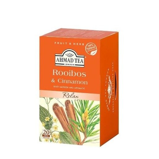 Ahmad Tea Rooibos & Cinnamon - 20 saszetek herbaty