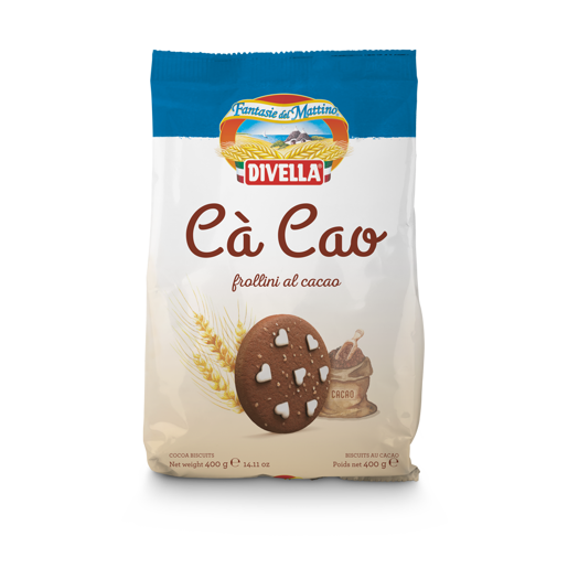 Divella Ca Cao Frollini al Cacao kakaowe ciasteczka 400g