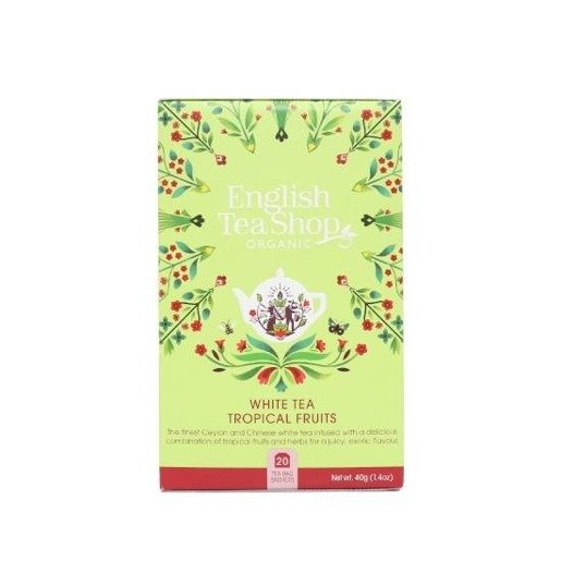 English Tea Shop White Tea Tropicial Fruits - 20 saszetek