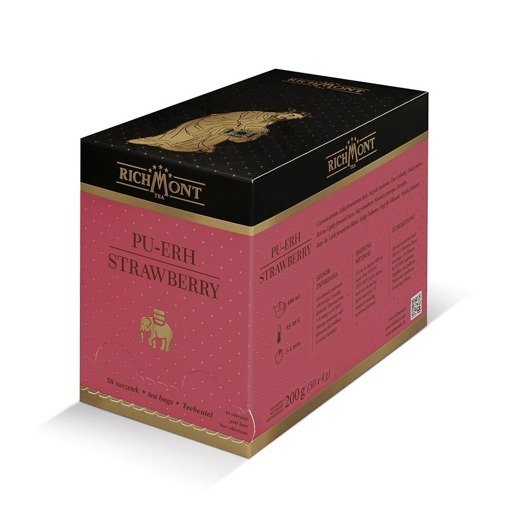 Richmont Pu-Erh Strawberry 50x4g herbata w saszetkach