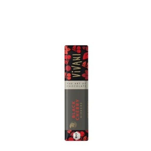 Vivani Black Cherry 35g - baton z kawałkami wiśni